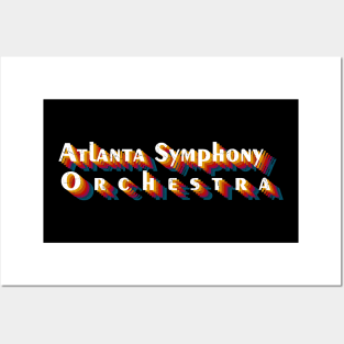 retro vintage Atlanta Symphony Orchestra Posters and Art